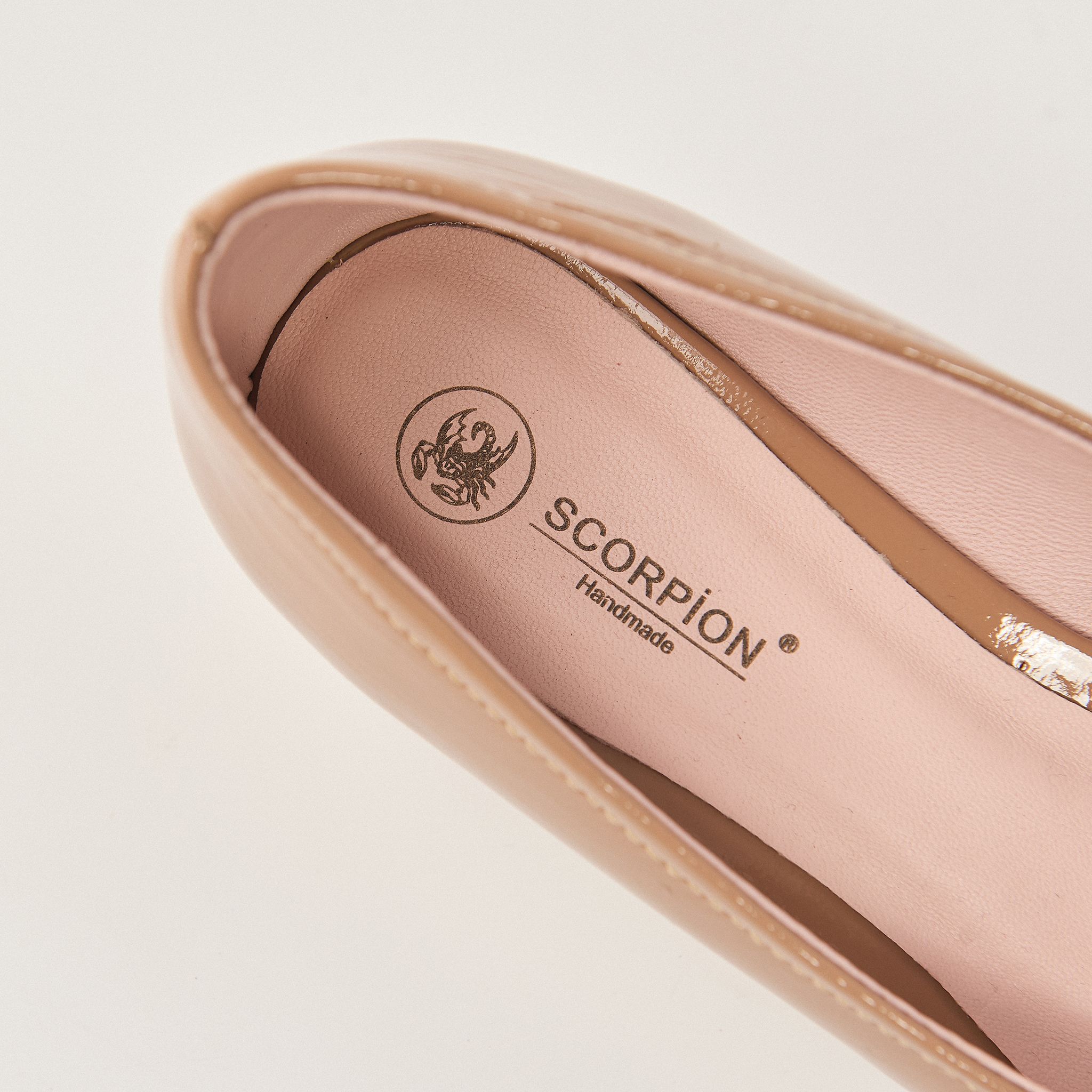  Giày Cao Gót Nữ Trơn Nâu 19I.5 