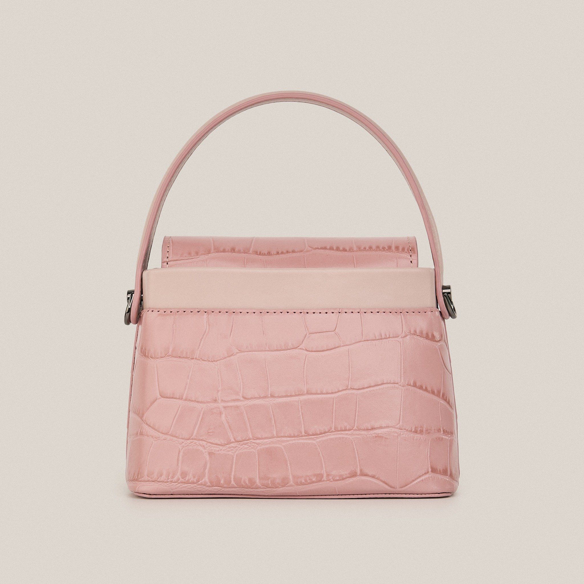  Túi Xách Nữ Da Vân Hồng 26H.226 