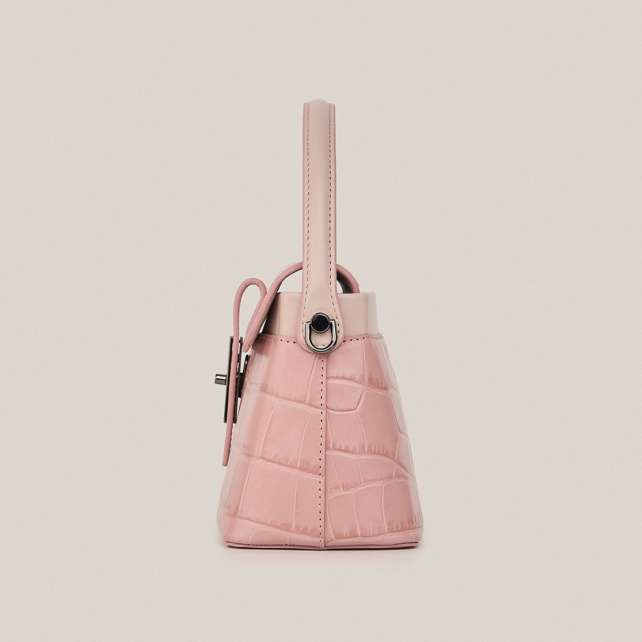  Túi Xách Nữ Da Vân Hồng 26H.226 