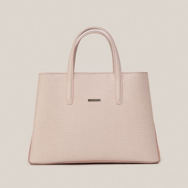  Túi Xách Nữ Da Vân Hồng Phấn 26.37 