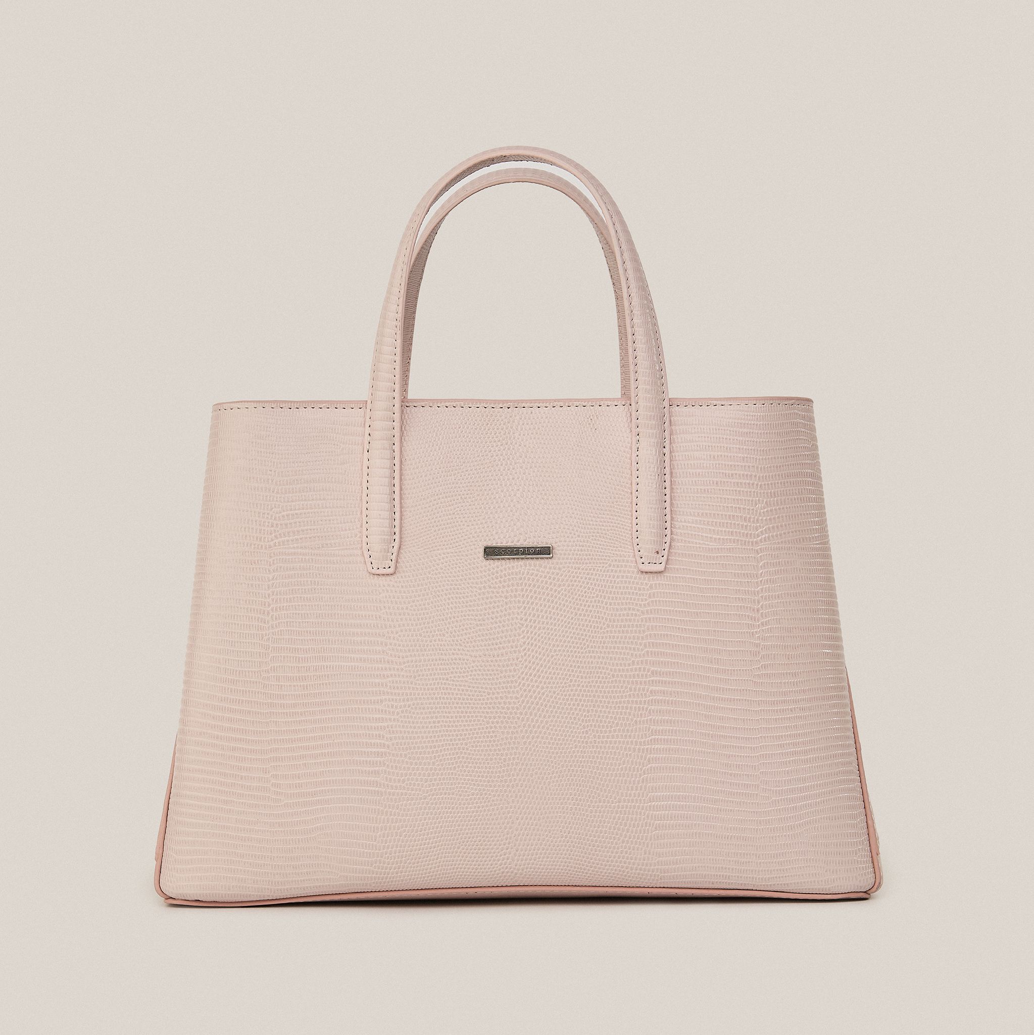  Túi Xách Nữ Da Vân Hồng Phấn 26.37 