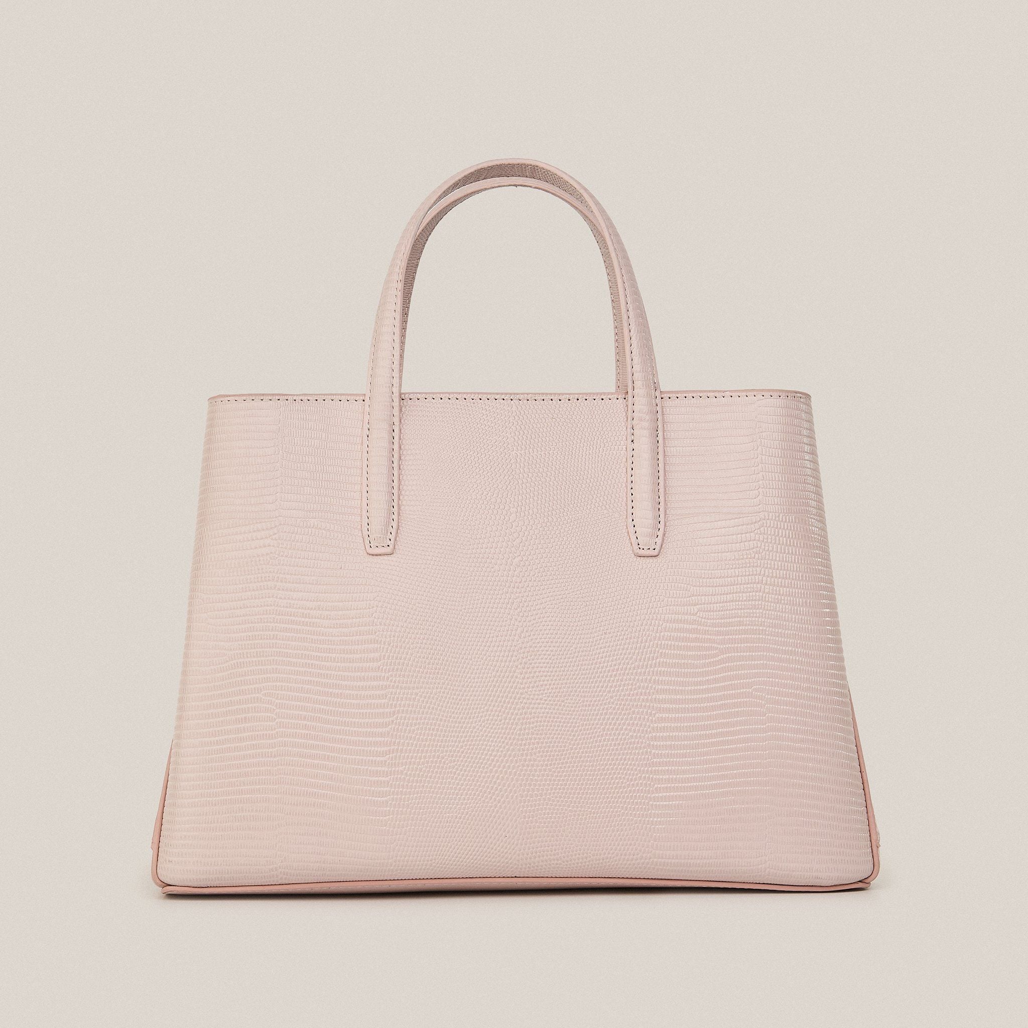  Túi Xách Nữ Da Vân Hồng Phấn 26.37 