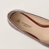  Giày Cao Gót Nữ Vân Nâu 19E.10 