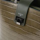  Túi Xách Nữ Da Vân Xanh Rêu 26R.46 