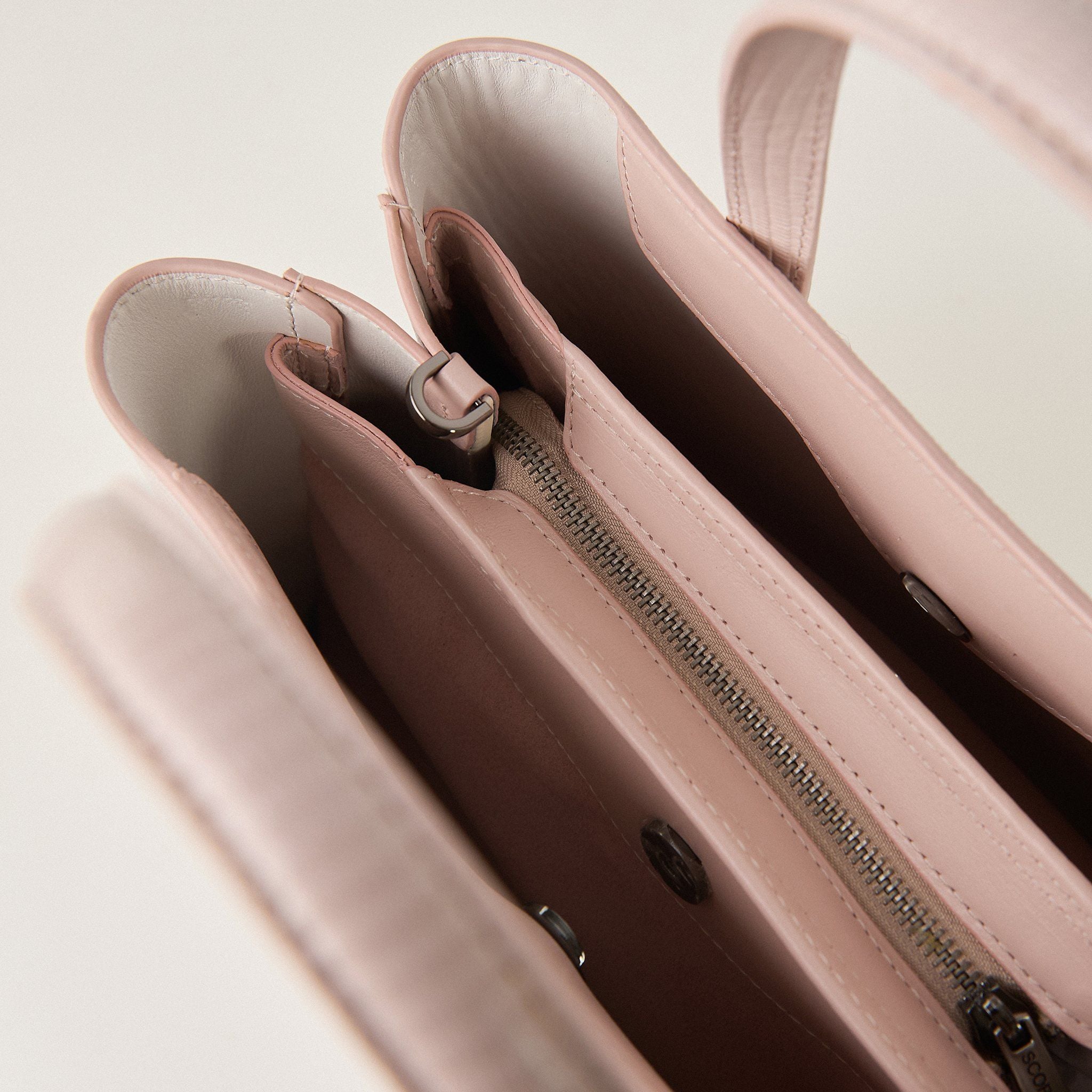  Túi Xách Nữ Da Vân Hồng Phấn 26.37 