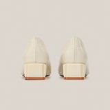  Giày Cao Gót Nữ Vân Bóng Trắng 19I.10 