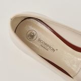  Giày Cao Gót Nữ Trơn Bóng Trắng 19I.9 