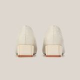  Giày Cao Gót Nữ Vân Bóng Trắng 19I.11 