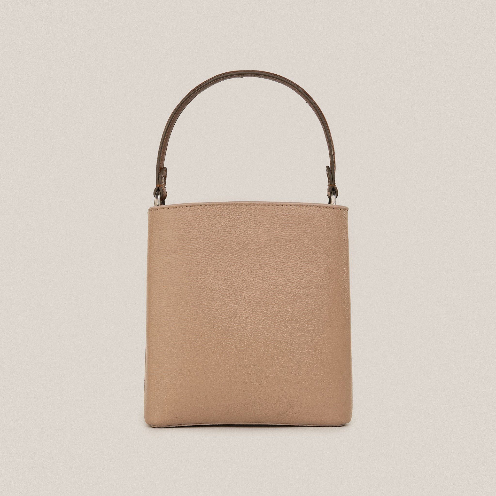  Túi Xách Nữ Da Trơn Kem 26K.193 