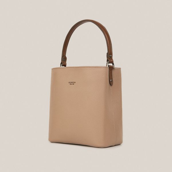  Túi Xách Nữ Da Trơn Kem 26K.193 