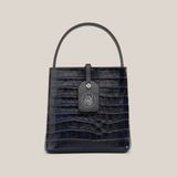  Túi Xách Nữ Da Vân Xanh Tím Than 26XD.224 