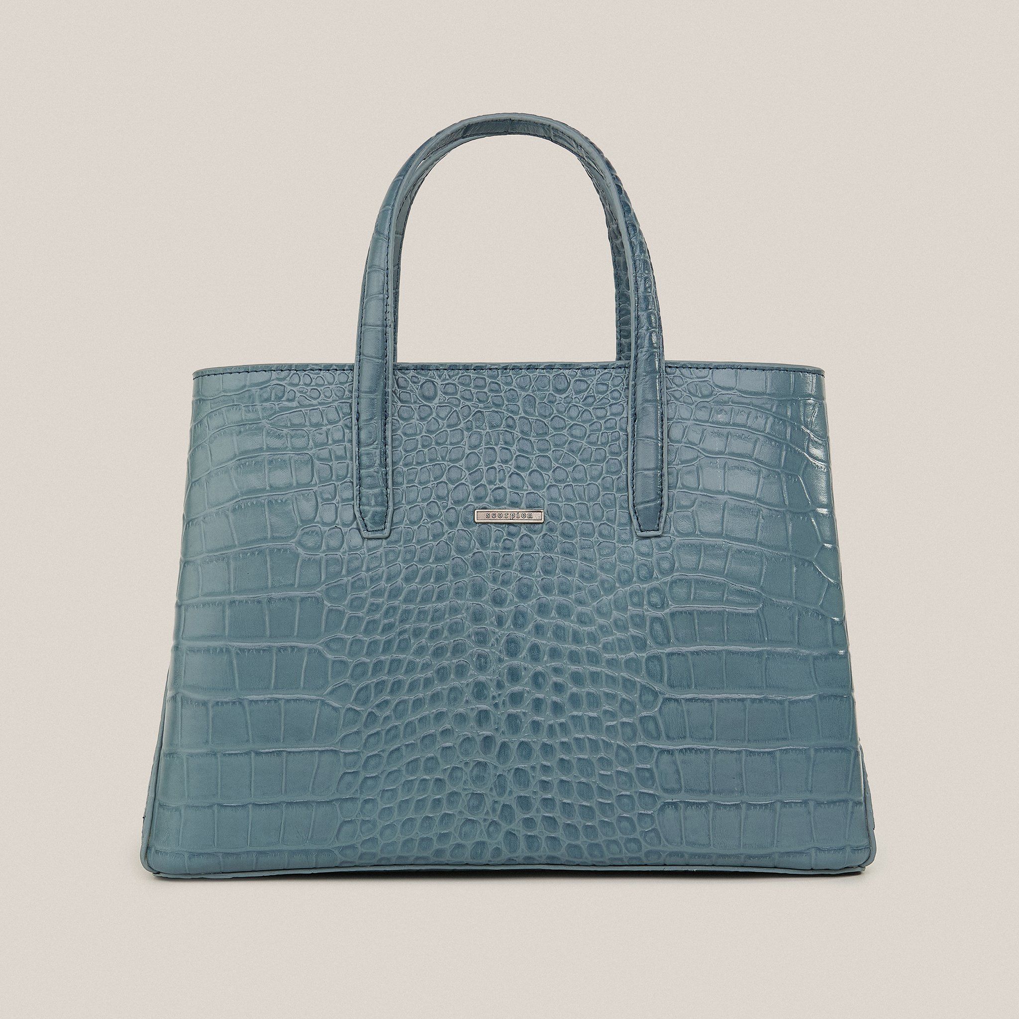  Túi Xách Nữ Da Vân Xanh 26XN.37 