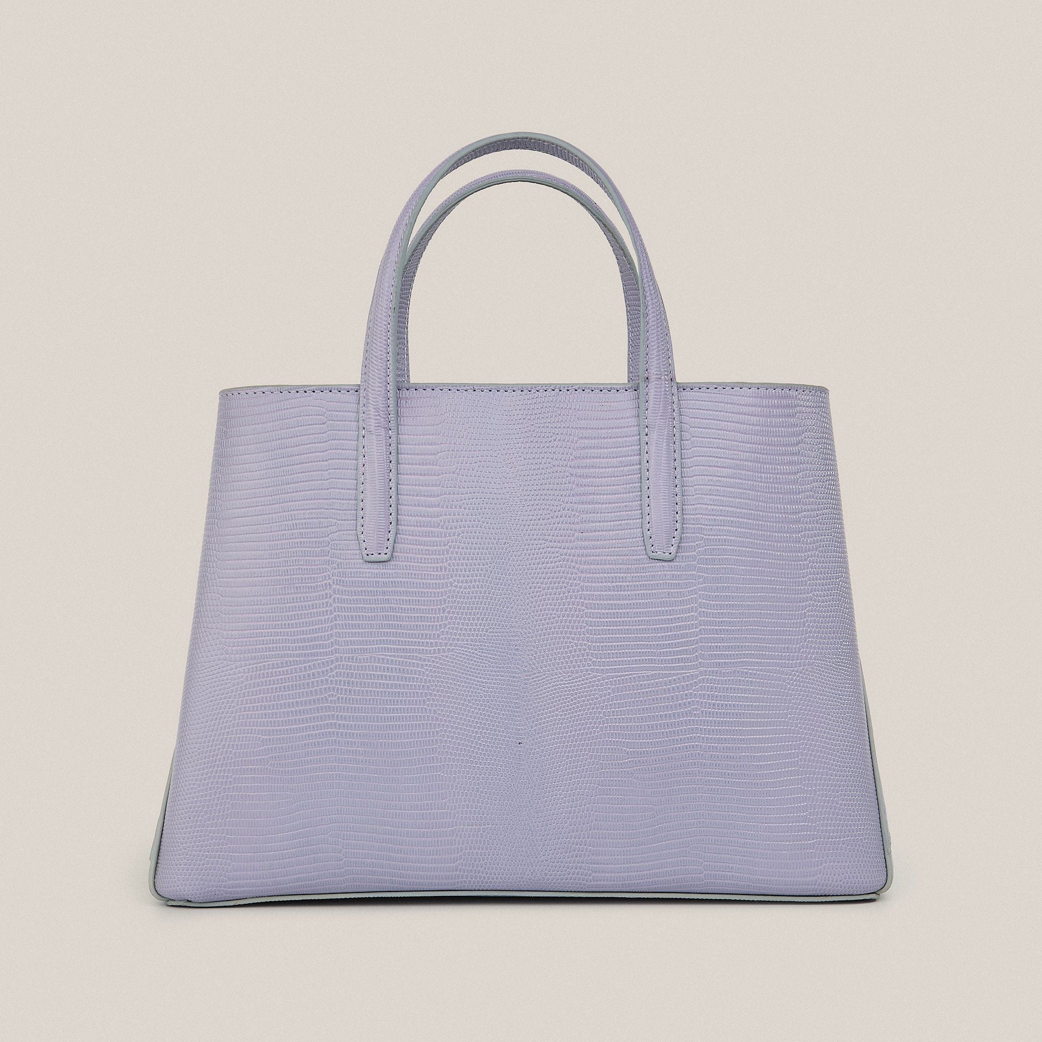  Túi Xách Nữ Da Vân Tím Xanh 26XD.37 