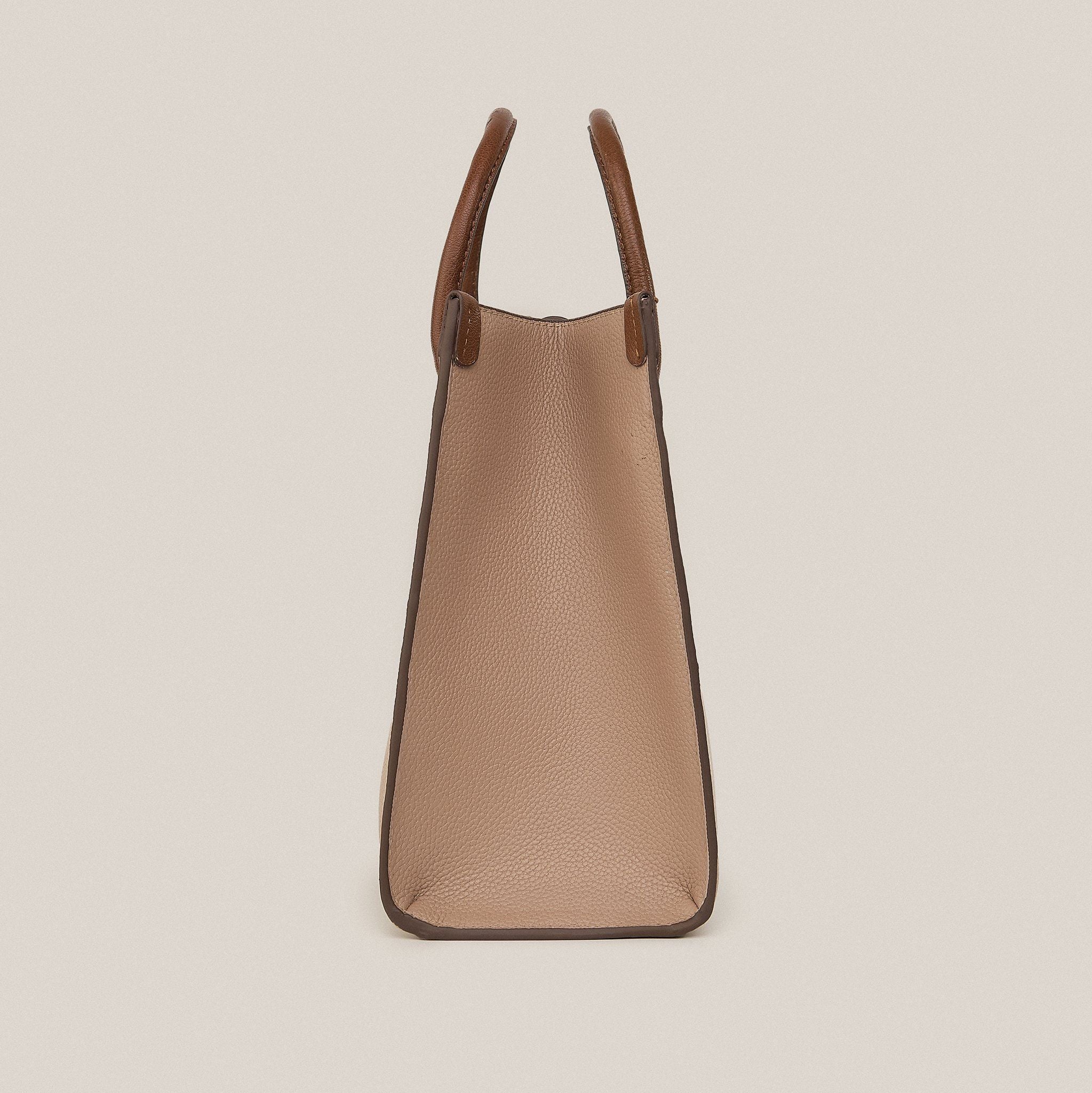  Túi Xách Nữ Da Trơn Kem 26K.34 