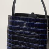  Túi Xách Nữ Da Vân Xanh Tím Than 26XD.224 