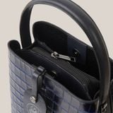  Túi Xách Nữ Da Vân Xanh Tím Than 26XD.224 