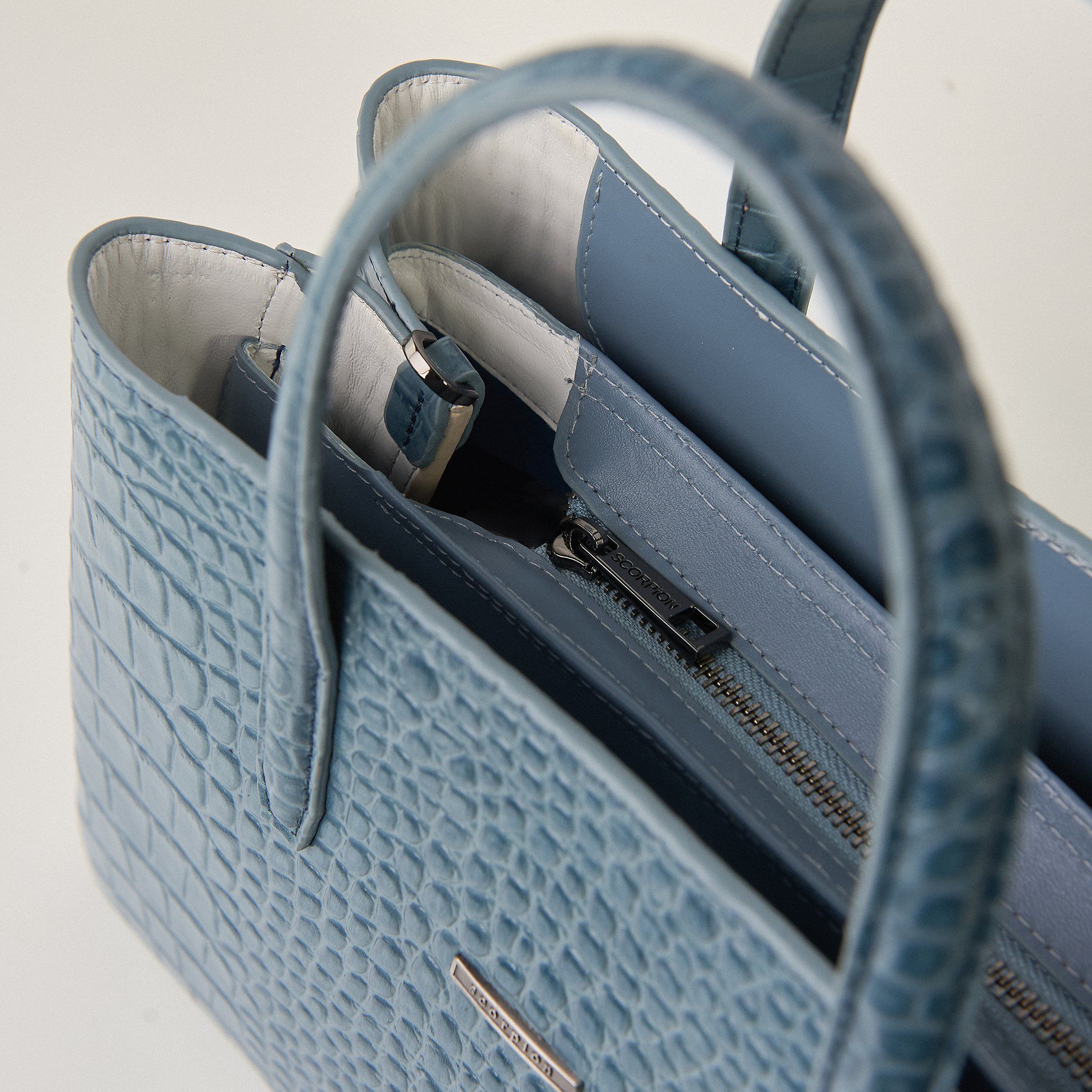  Túi Xách Nữ Da Vân Xanh 26XN.37 