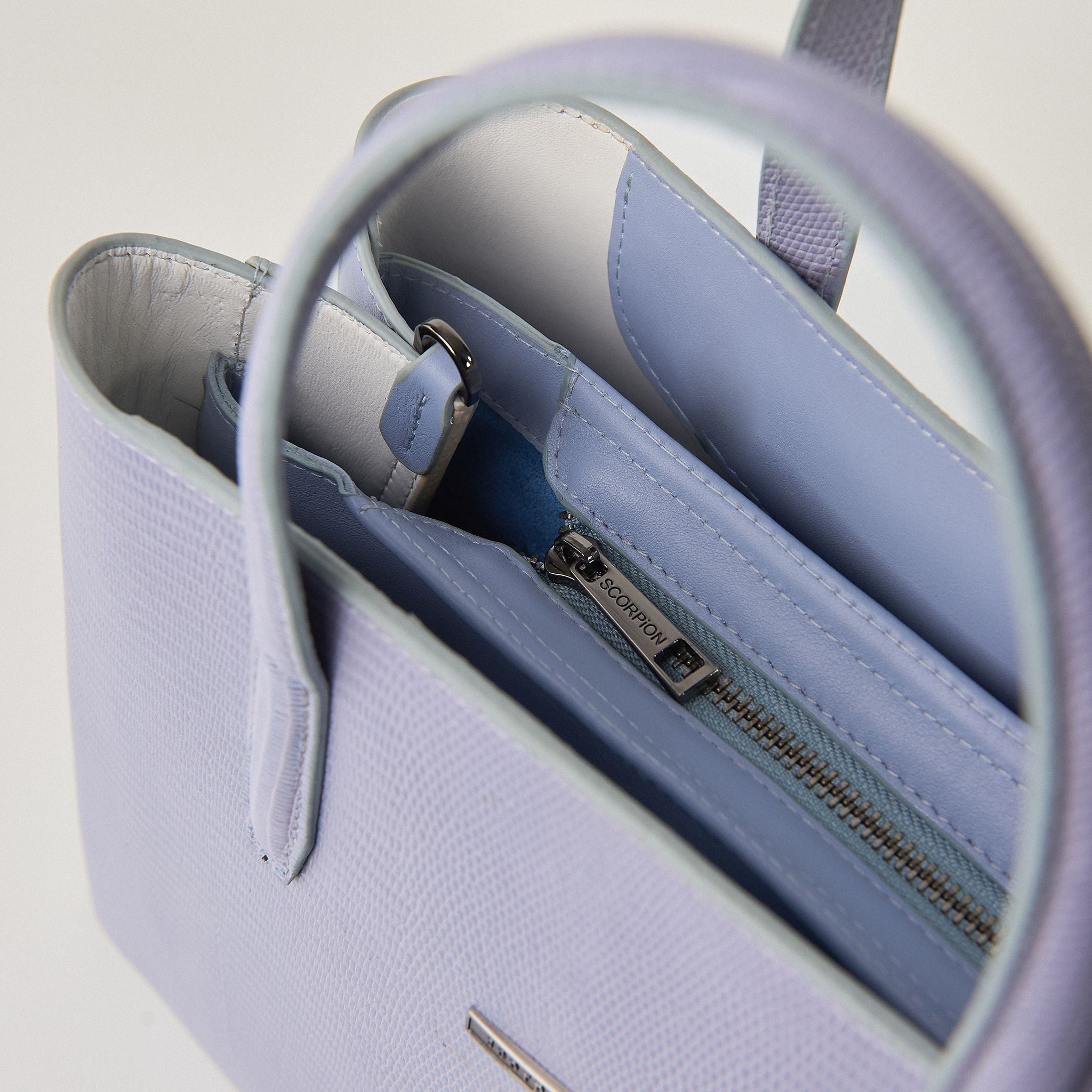  Túi Xách Nữ Da Vân Tím Xanh 26XD.37 