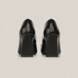  Giày Cao Gót Nữ Vân Bóng Đen 19A.23 