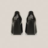  Giày Cao Gót Nữ Trơn Bóng Đen 19A.16 