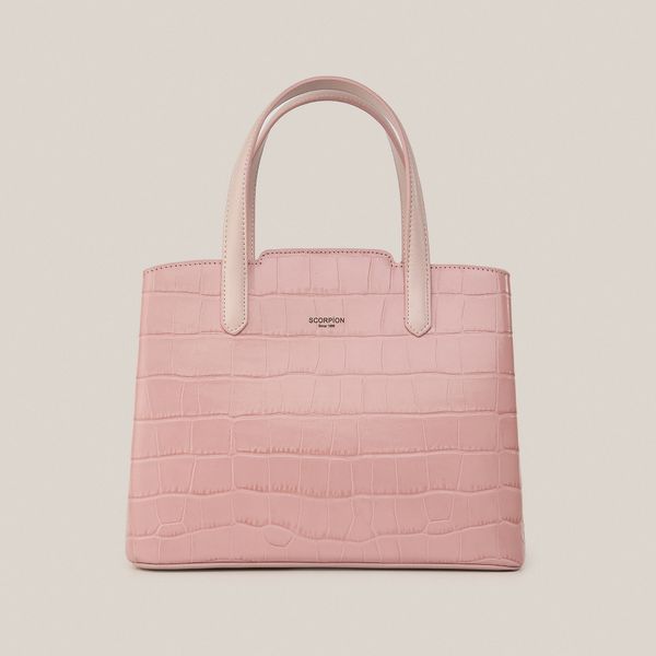  Túi Xách Nữ Da Vân Hồng Phấn 26H.32 