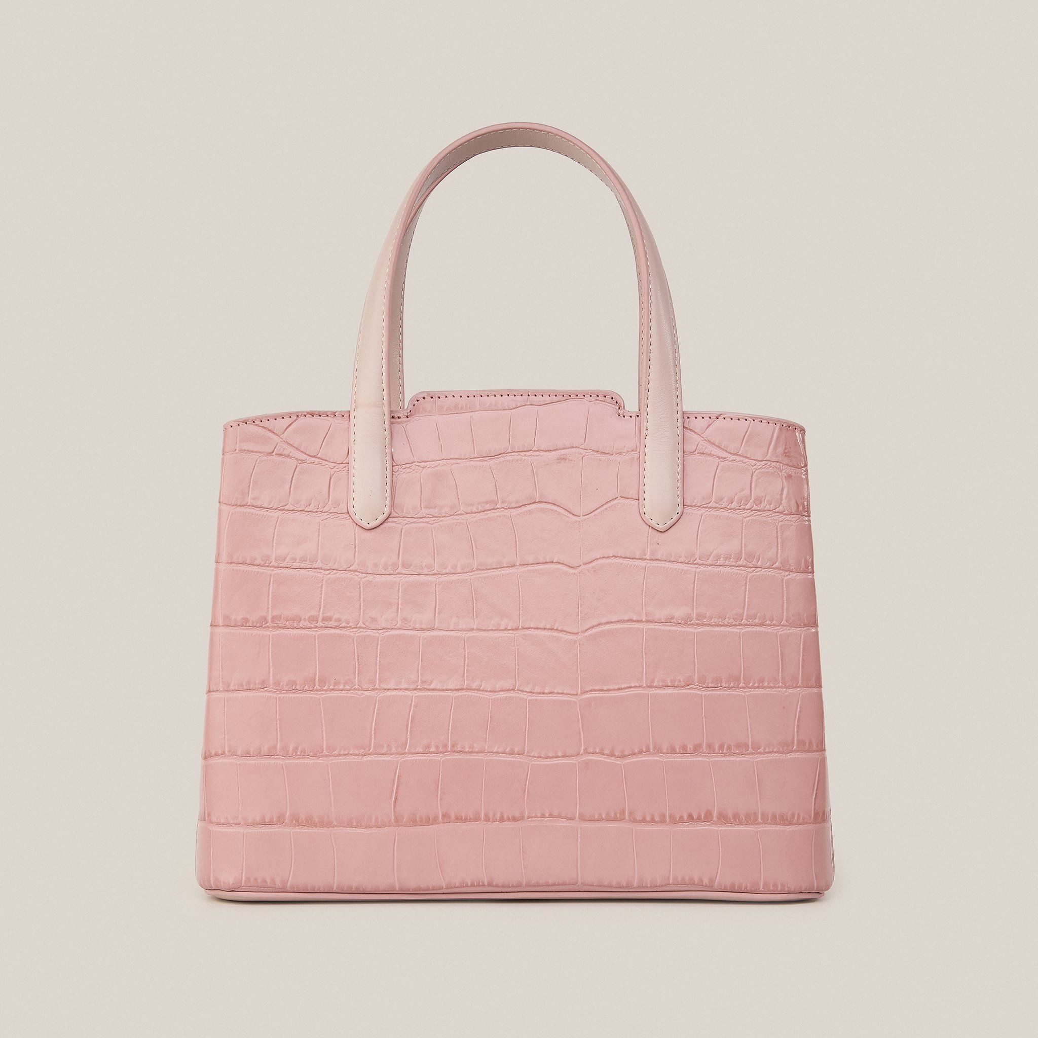  Túi Xách Nữ Da Vân Hồng Phấn 26H.32 