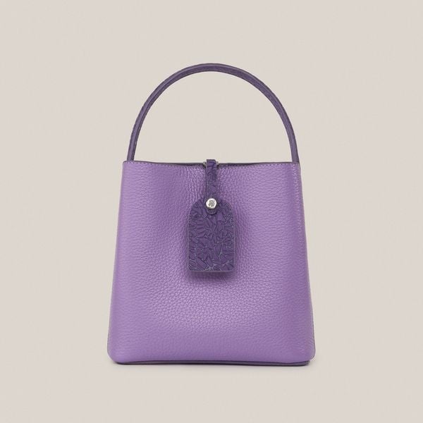  Túi Xách Nữ Da Trơn Tím 26T.224 