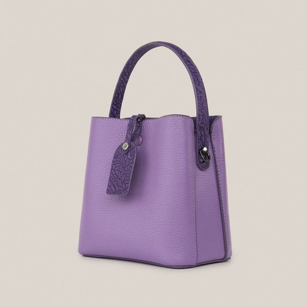  Túi Xách Nữ Da Trơn Tím 26T.224 