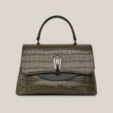  Túi Xách Nữ Da Vân Xanh Rêu 26R.54 