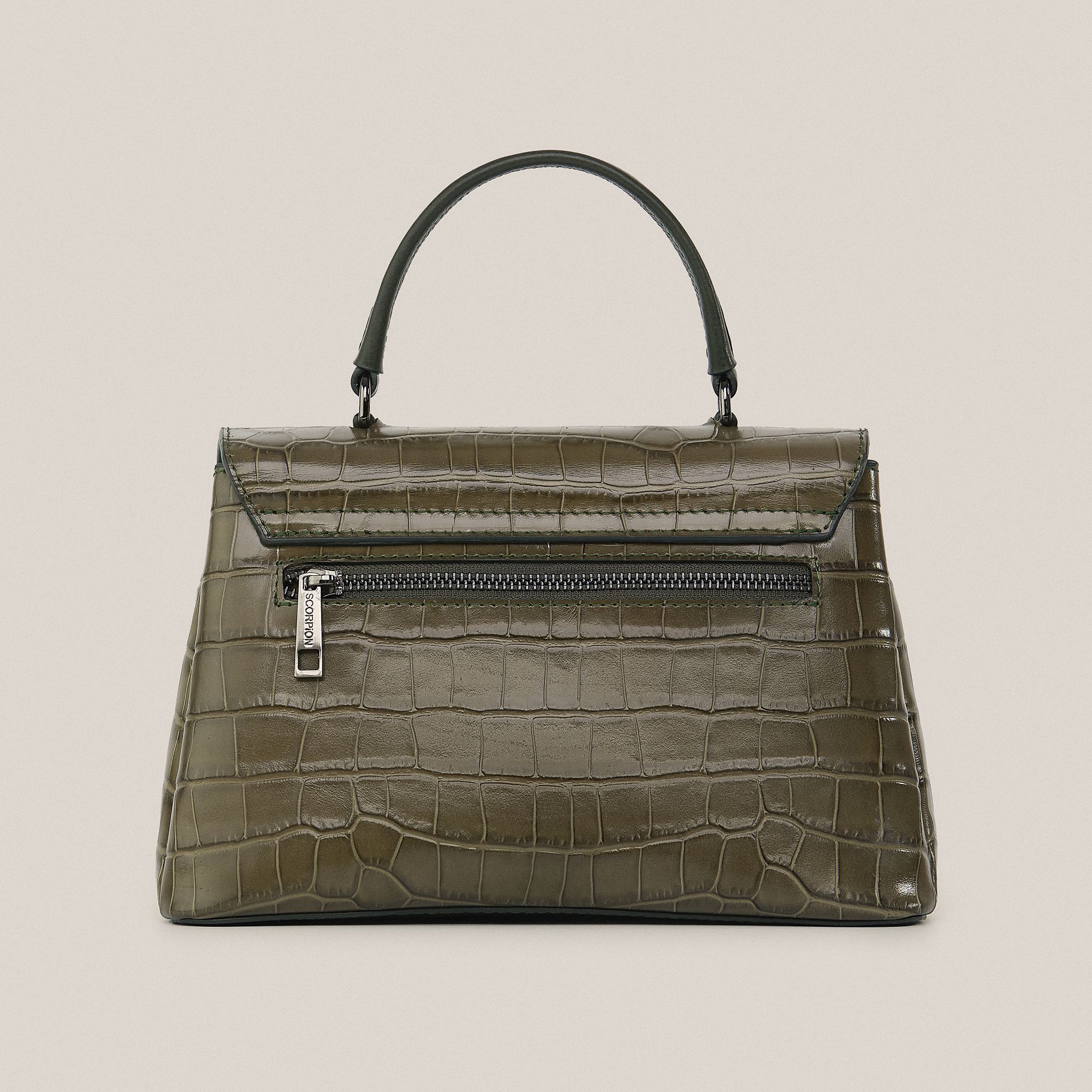  Túi Xách Nữ Da Vân Xanh Rêu 26R.54 