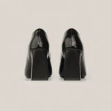  Giày Cao Gót Nữ Trơn Bóng Đen 19A.25 