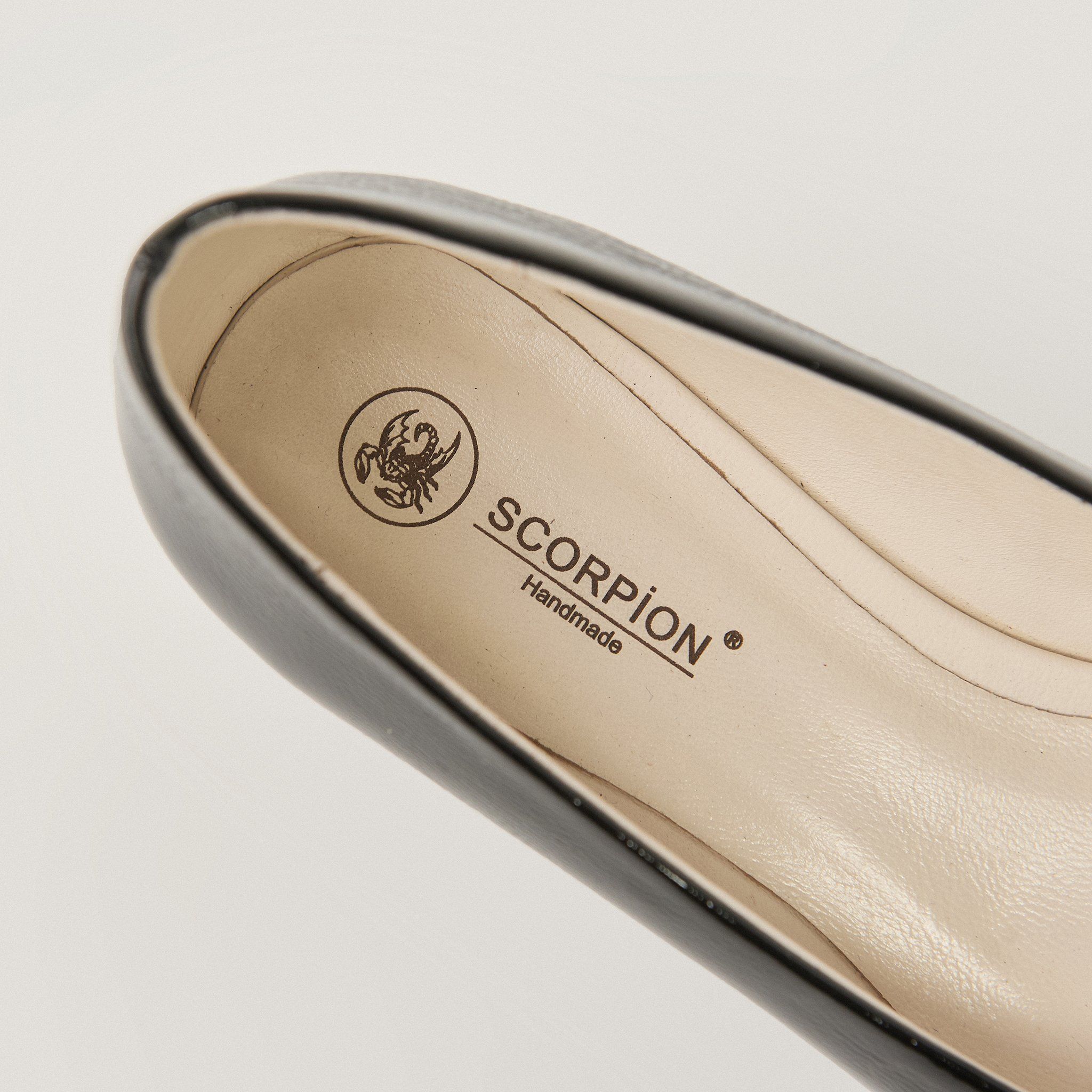  Giày Cao Gót Nữ Trơn Bóng Đen 19E.14 