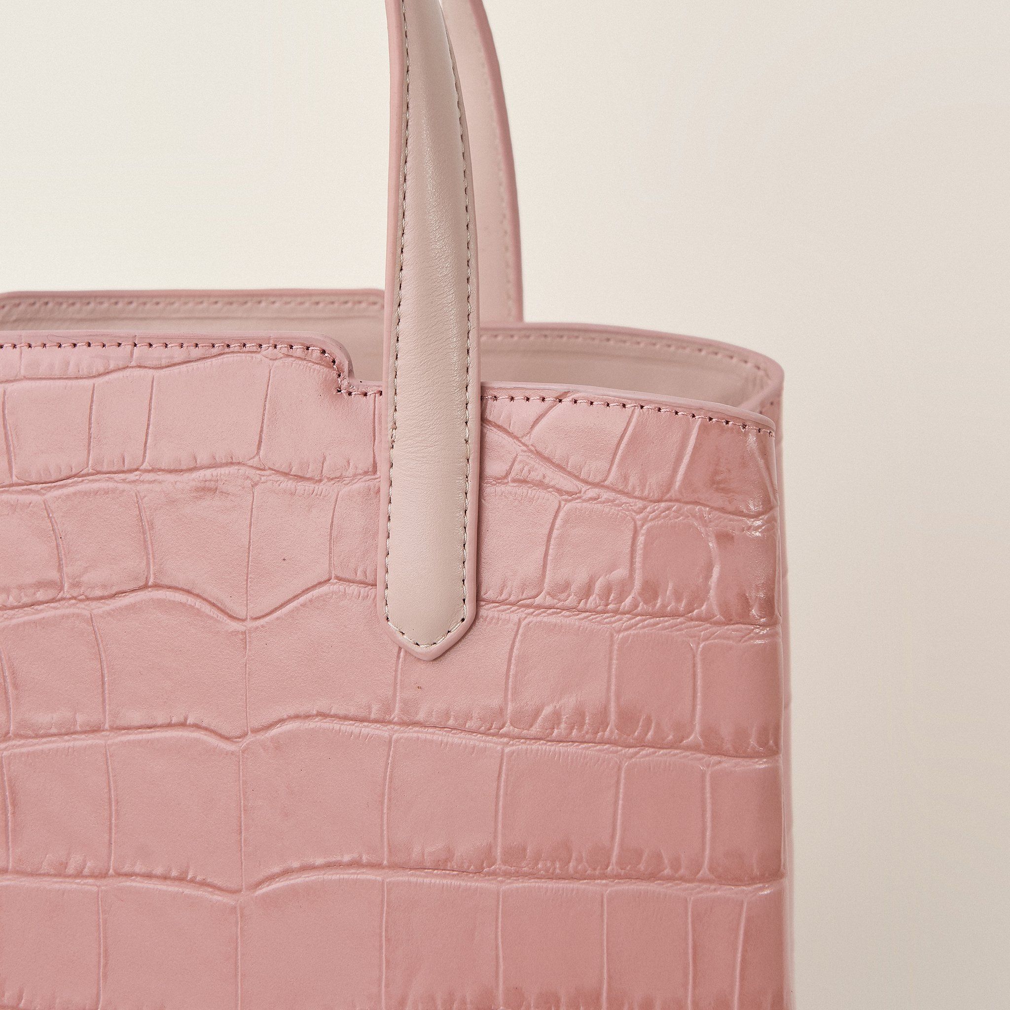  Túi Xách Nữ Da Vân Hồng Phấn 26H.32 