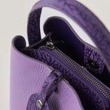  Túi Xách Nữ Da Trơn Tím 26T.224 