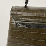  Túi Xách Nữ Da Vân Xanh Rêu 26R.54 