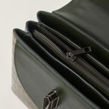  Túi Xách Nữ Da Vân Xanh Rêu 26R.54 