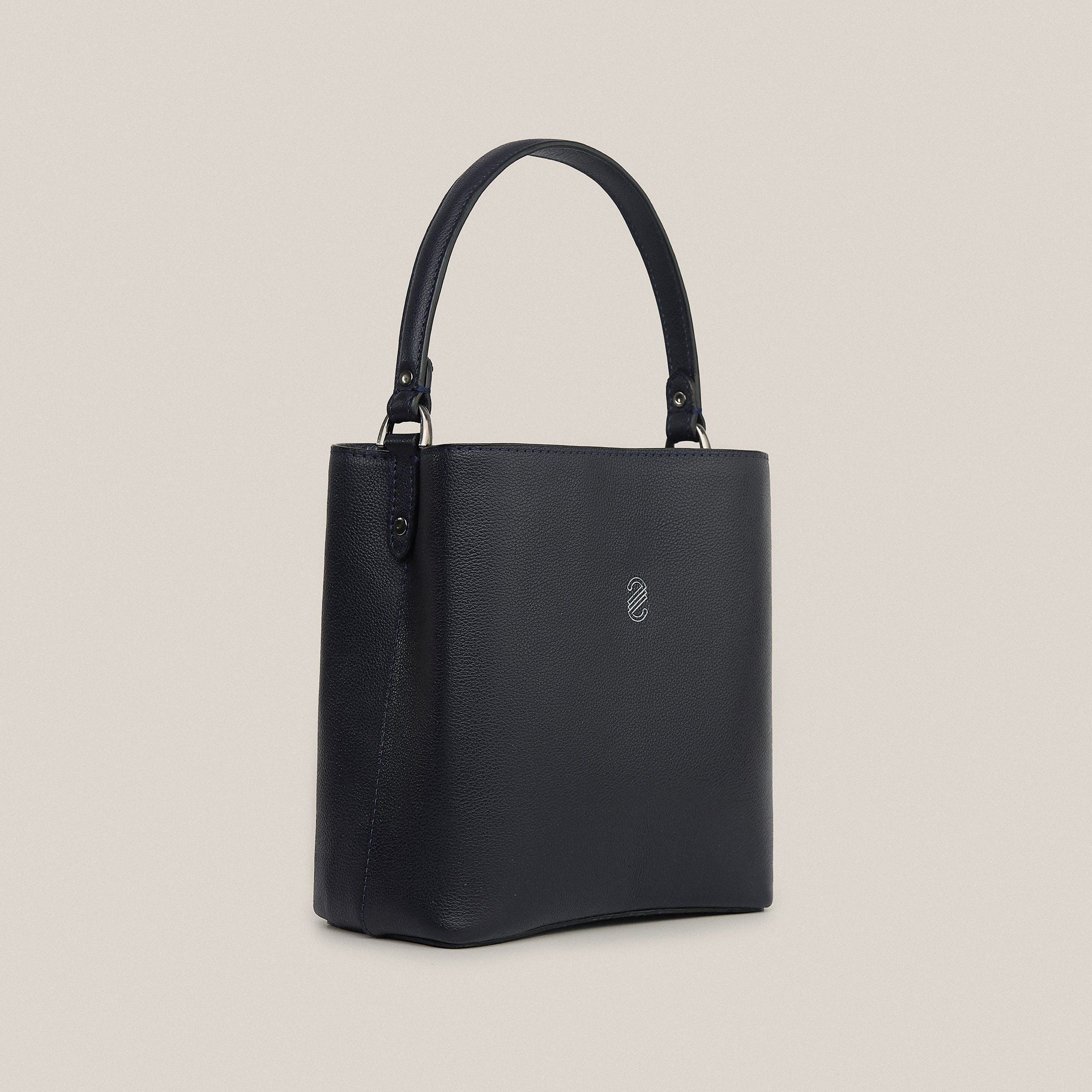  Túi Xách Nữ Da Trơn Xanh Tím Than 26.193 