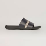  Sandal Da Nam Trơn Đen 335.12 