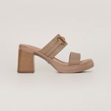  Sandal Da Nữ Trơn Be 19M.3 