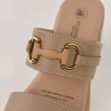  Sandal Da Nữ Trơn Be 19M.3 