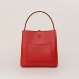 Túi Xách Nữ Da Trơn Đỏ 26D.224 