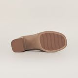  Giày Moccasin Nữ Trơn Nâu 19M.1 