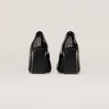  Giày Cao Gót Nữ Bóng Trơn Đen 19A.15 