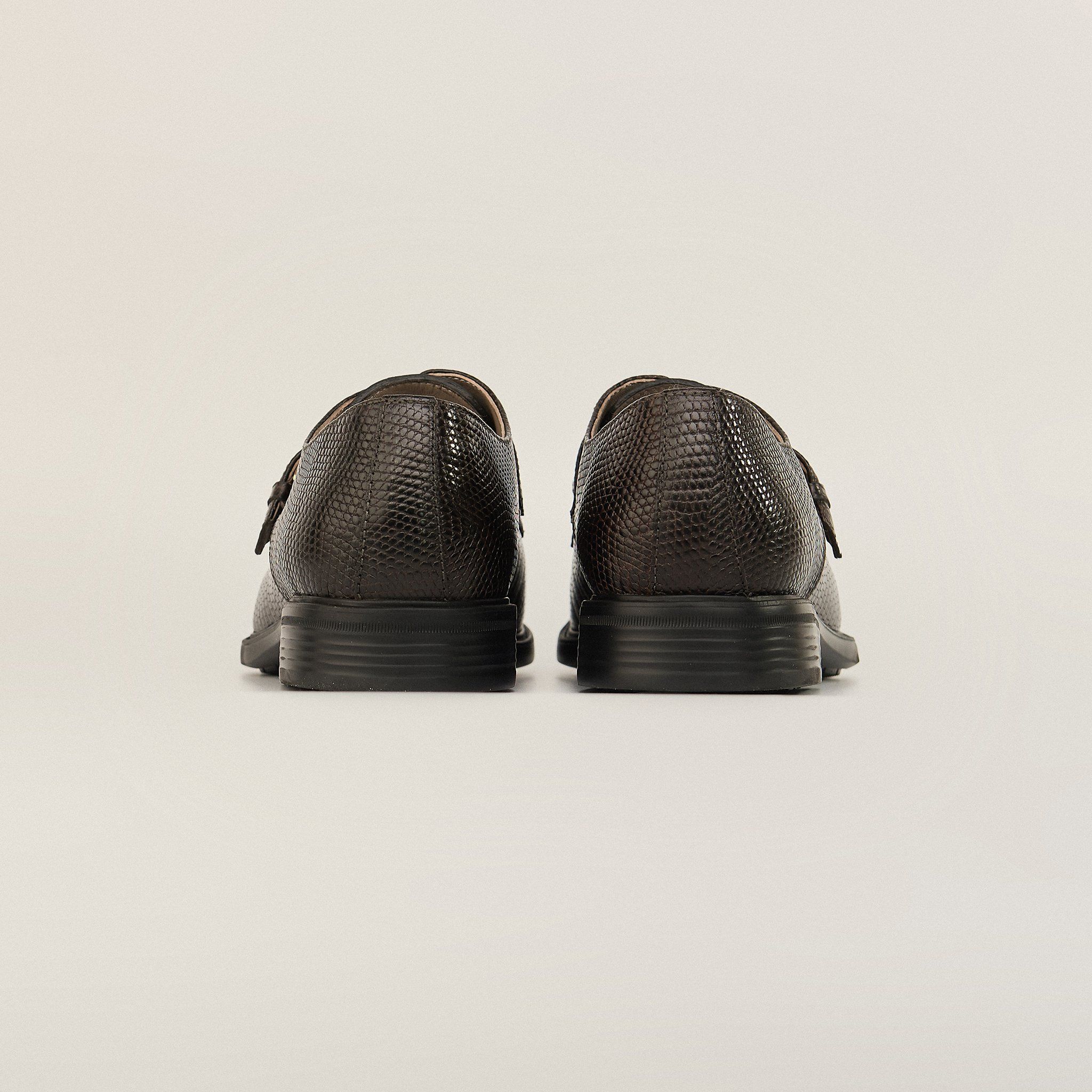  Giày Loafer Nam Vân Nâu 28MC.29 