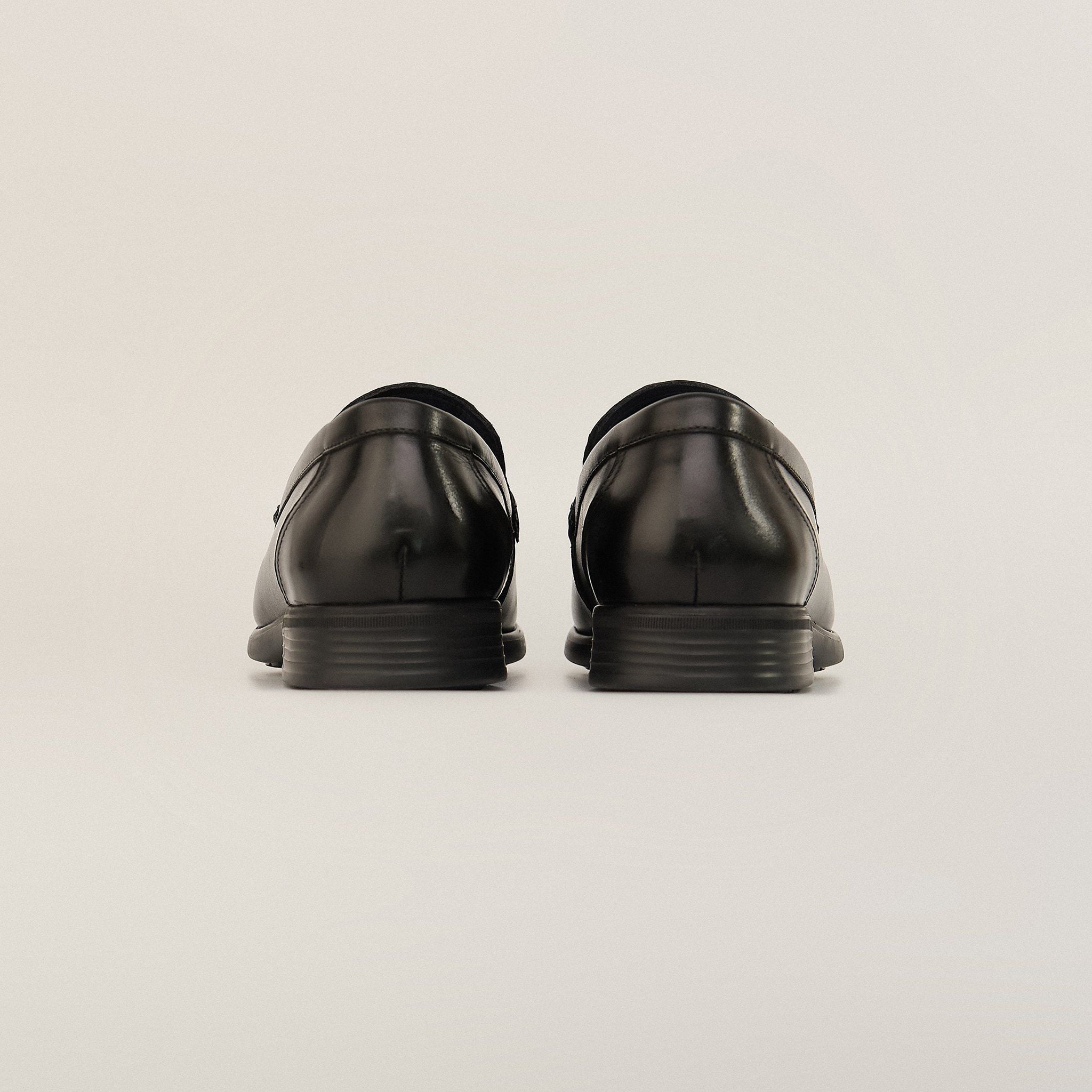  Giày Loafer Nam Đen 28G.21 