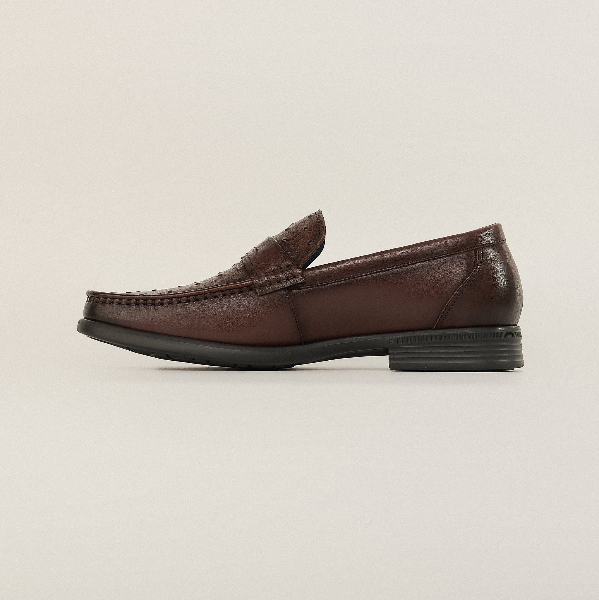  Giày Loafer Nam Nâu 28G.22 