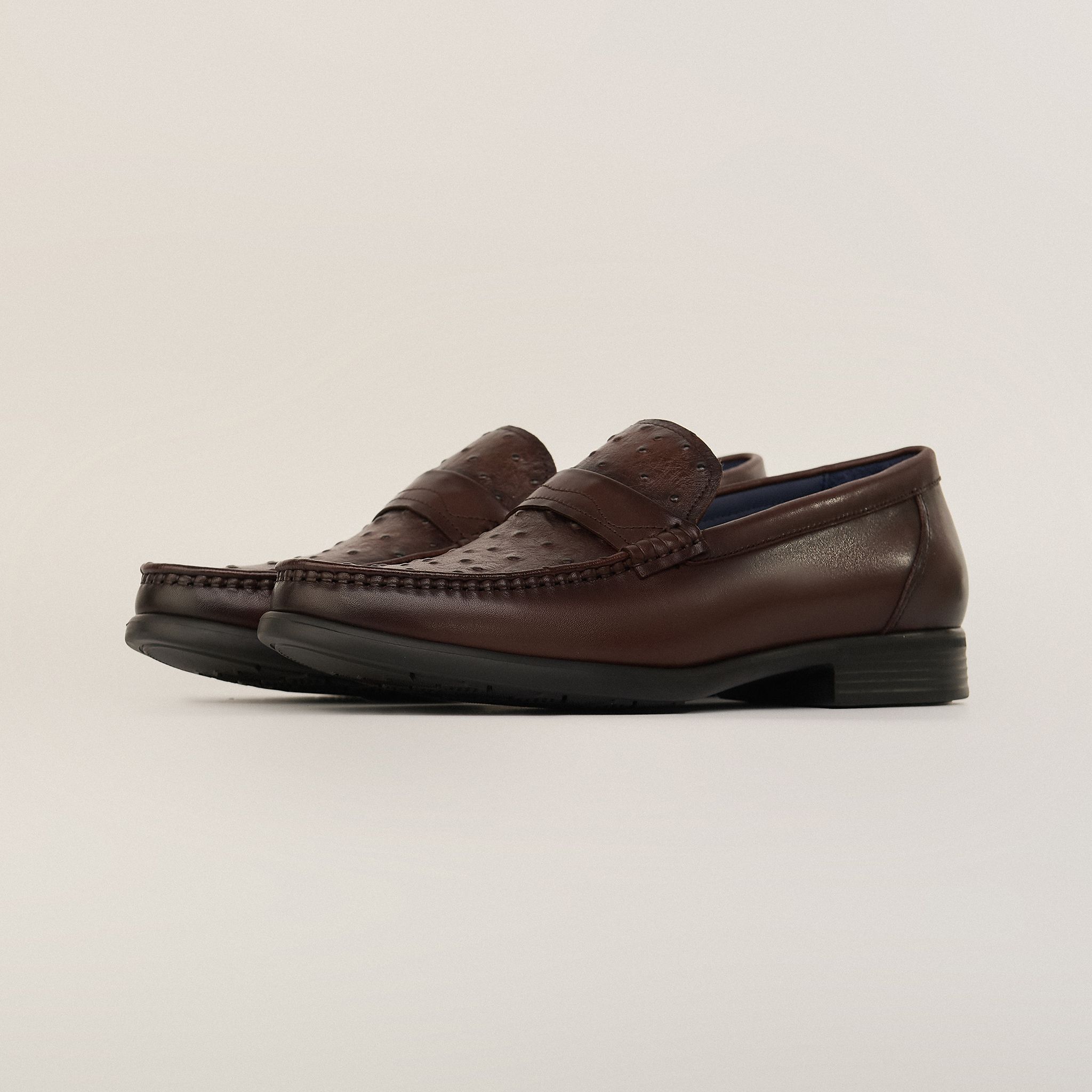  Giày Loafer Nam Nâu 28G.22 