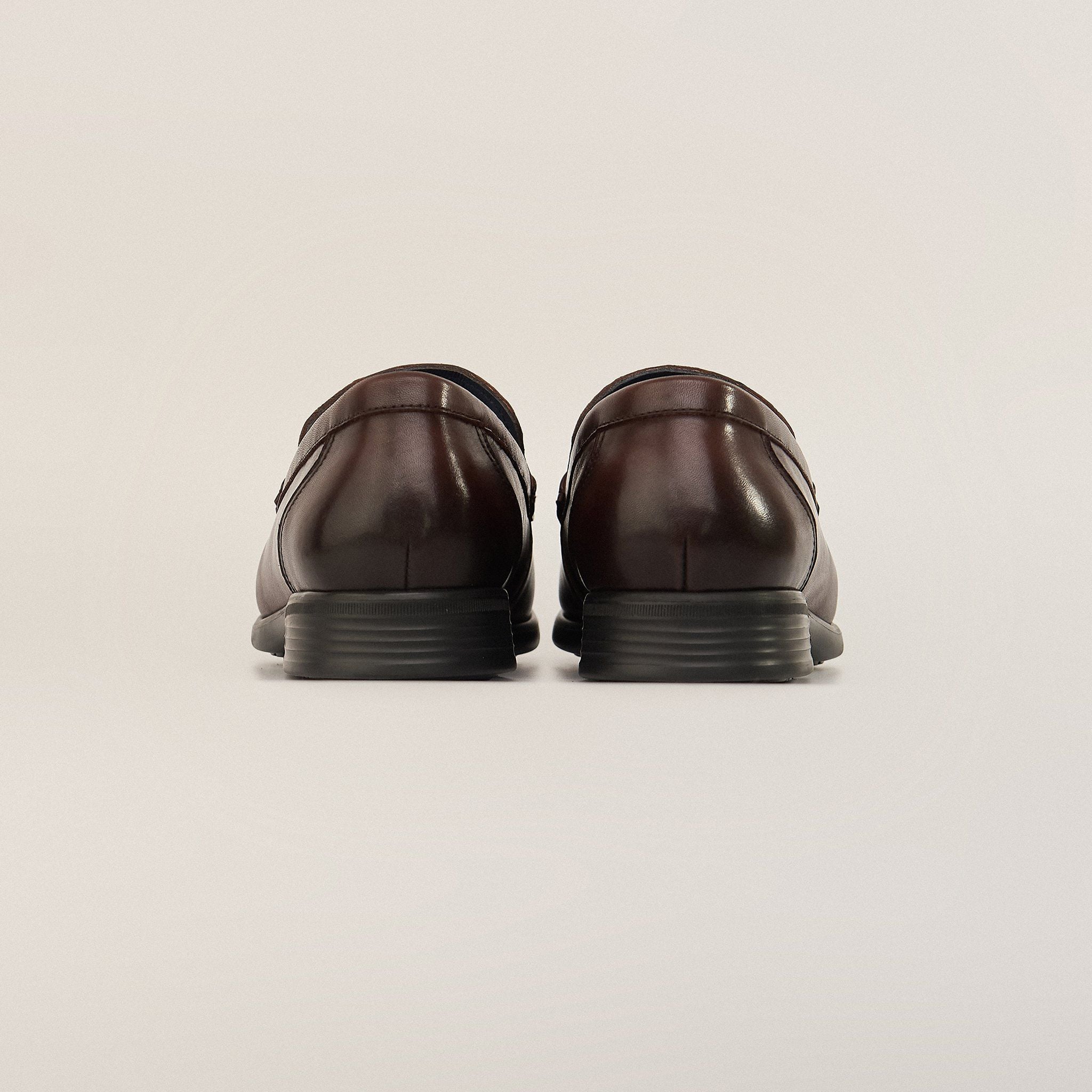  Giày Loafer Nam Nâu 28G.22 