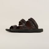  Sandal Da Nam Có Quai Nâu 335.9 