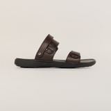  Sandal Da Nam Trơn Nâu 335.7 